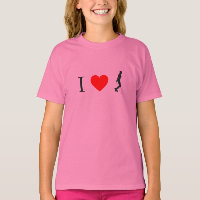 Camiseta Yo salto de corazón (Anverso)