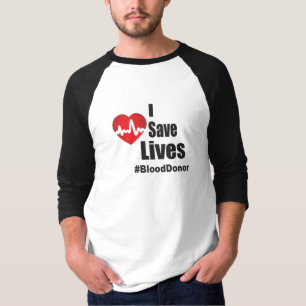Camiseta Yo salvo vidas - Donante de sangre