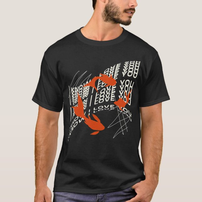 Camiseta Yo sé que amo a los peces (Anverso)