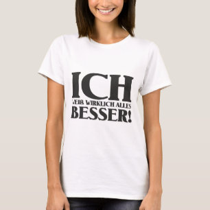 Camiseta ¡Yo sé todo mejor!