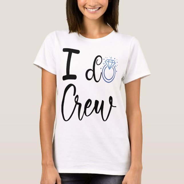 Camiseta Yo sí tripulo Bodas mujeres duchas de novias (Anverso)