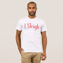 Yo Sleigh. Navidades divertidos Tee Shirt