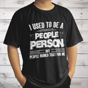 Camiseta Yo Solía Ser Una Persona Socialmente Incómoda