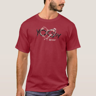 Camiseta Yo Soy Amor con Corazón Abstracto
