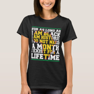 Camiseta Yo soy Black History Lifetime Guay Black History M