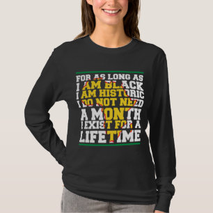 Camiseta Yo soy Black History Lifetime Guay Black History M