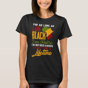 Camiseta Yo soy Black History Lifetime Guay Black History M
