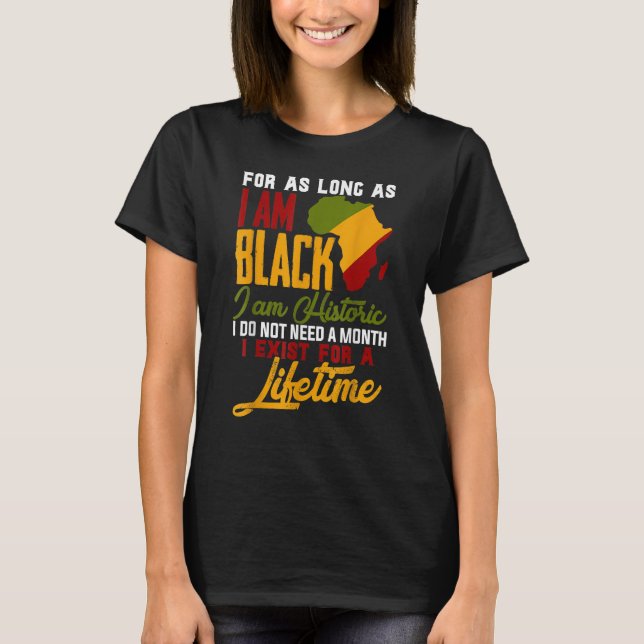 Camiseta Yo soy Black History Lifetime Guay Black History M (Anverso)