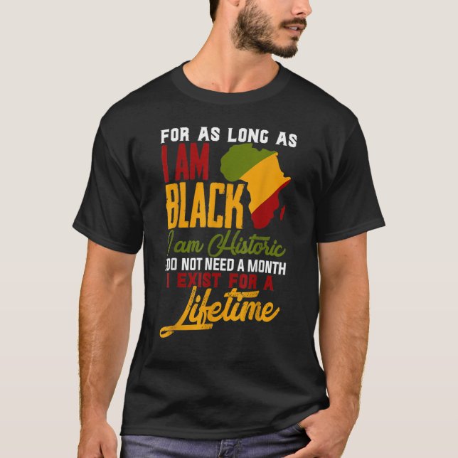 Camiseta Yo soy Black History Lifetime Guay Black History M (Anverso)