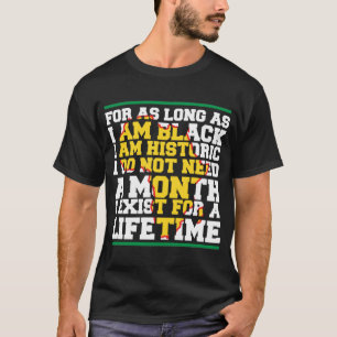 Camiseta Yo soy Black History Lifetime Guay Black History M