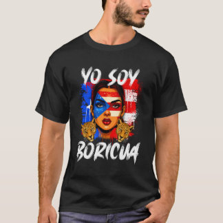 Camiseta Yo Soy Boricua Puerto Rican Flag Puerto Rico Girls