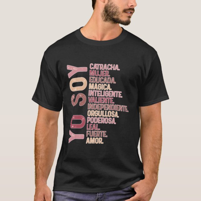 Camiseta Yo Soy Catracha Latina Chica hondureño Honduras Wo (Anverso)