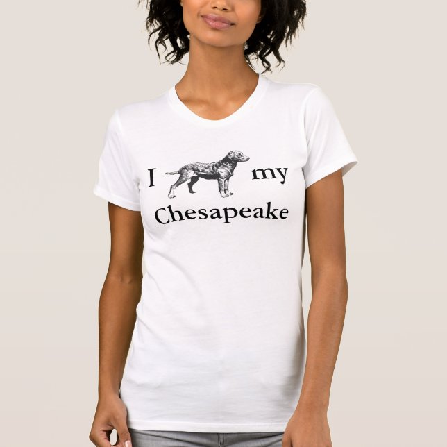 Camiseta Yo soy Chesapeake mi Chesapeake (Anverso)