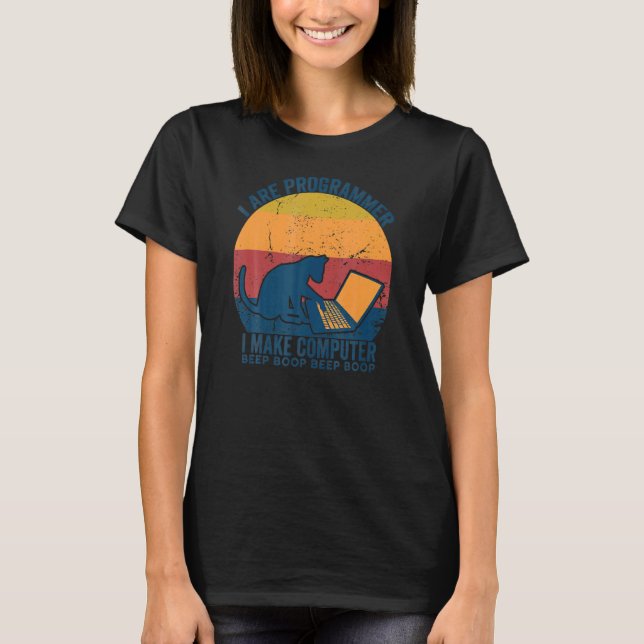 Camiseta Yo Soy El Programador Yo Hago Que La Computadora B (Anverso)