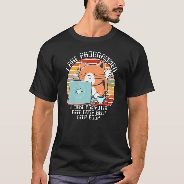 Camiseta Yo Soy El Programador Yo Hago Que La Computadora S (Anverso)