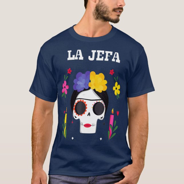 Camiseta Yo Soy La Jefa Dia De Los Muertos Día De La (Anverso)