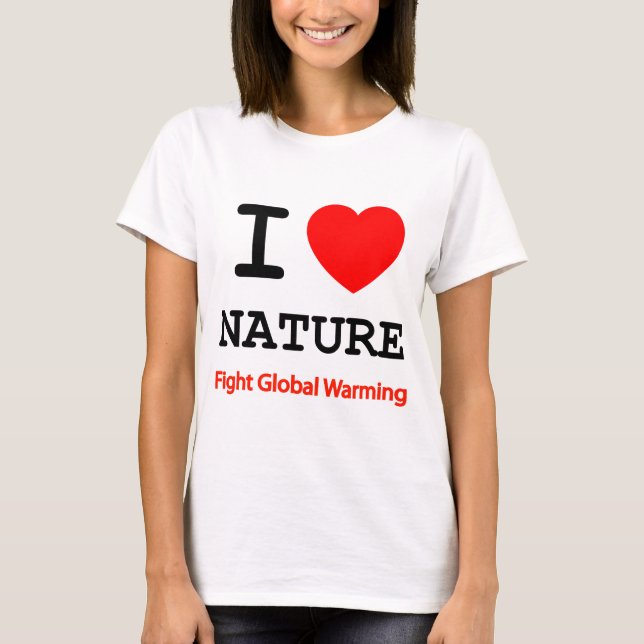 Camiseta Yo soy la naturaleza del corazón (Anverso)