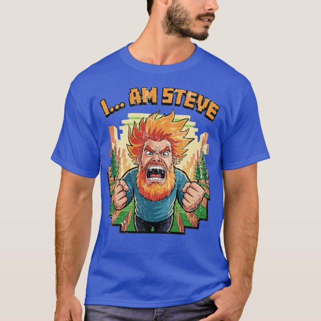 Camiseta Yo... Soy Steve Minecraft (Anverso)