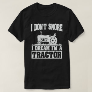Camiseta Yo sueño que soy un agricultor gracioso de tracto