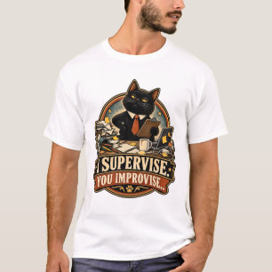 Camiseta Yo Superviso Tú Improvisas