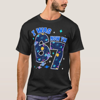 Camiseta Yo tenía 6 ahora tengo 7 7 cumpleaños 6 7 Cumpleañ