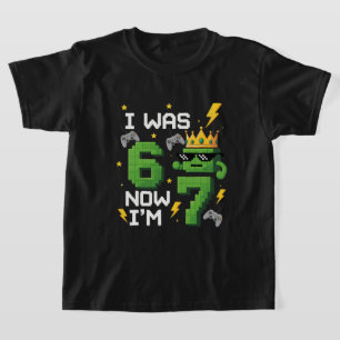 Camiseta yo tenía 6 ahora tengo 7 meme seis siete