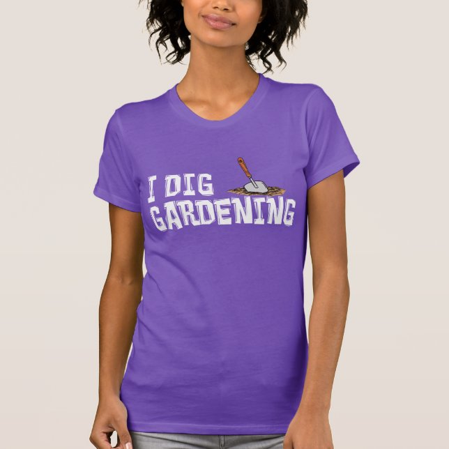 Camiseta YO Tirar de jardinería (OSCURO) (Anverso)