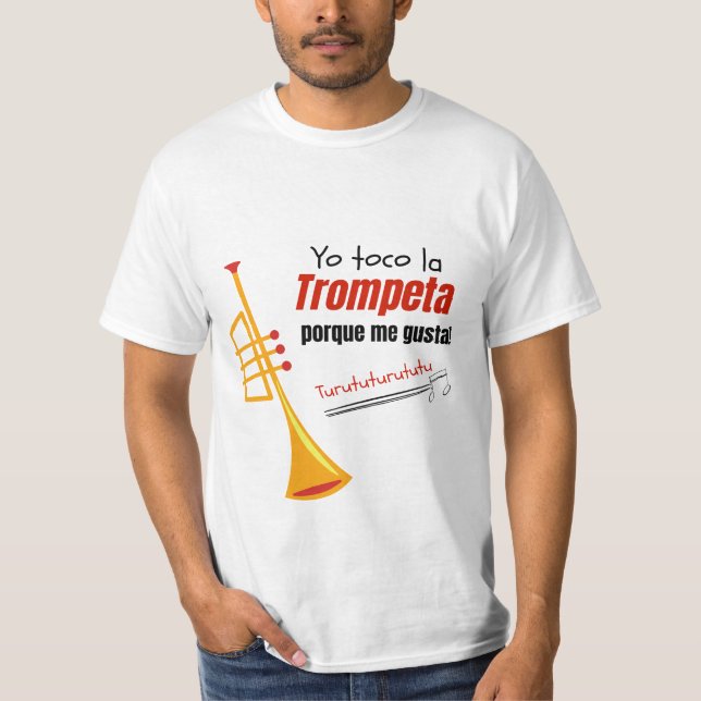 Camiseta yo toco la Trompeta (Anverso)