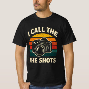 Camiseta Yo Tomo las Fotos Cámara Fotografía Atardecer Vint