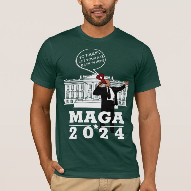 CAMISETA YO TRUMP 2024 MAGA (Anverso)