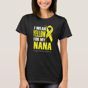 Camiseta Yo Uso Amarillo Para Mi Conciencia Sobre El Sarcom