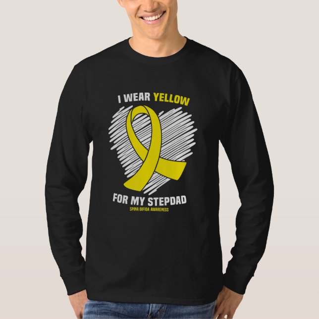 Camiseta Yo Uso Amarillo Para Mi Estrella Spina Bifida Awar (Anverso)