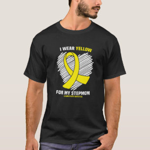 Camiseta Yo Uso Amarillo Para Mi Madera Endometriosis Aware
