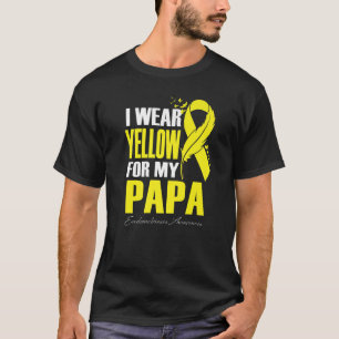 Camiseta Yo Uso Amarillo Para Mi Papá Endometriosis Concien