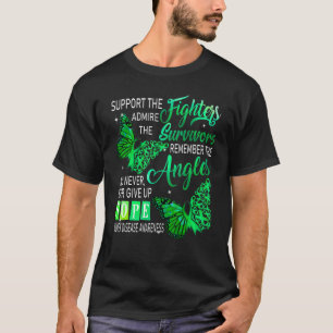 Camiseta Yo Uso Apoyo Verde A Los Combatientes Enfermedad R