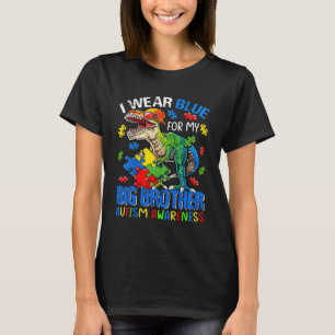 Camiseta Yo Uso Azul Para Mi Gran Hermano Concienciación So