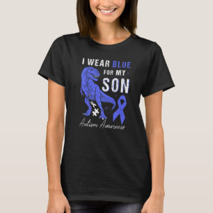 Camiseta Yo Uso Azul Para Mi Hijo Conciencia De Autismo Mam