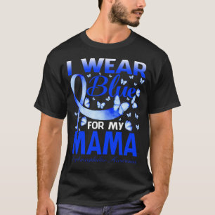 Camiseta Yo Uso Azul Para Mi MAMA Hydrocephalus Awareness B