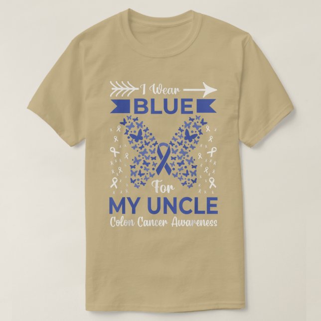 Camiseta Yo Uso Azul Para Mi Ri De Concienciación Sobre El  (Diseño del anverso)