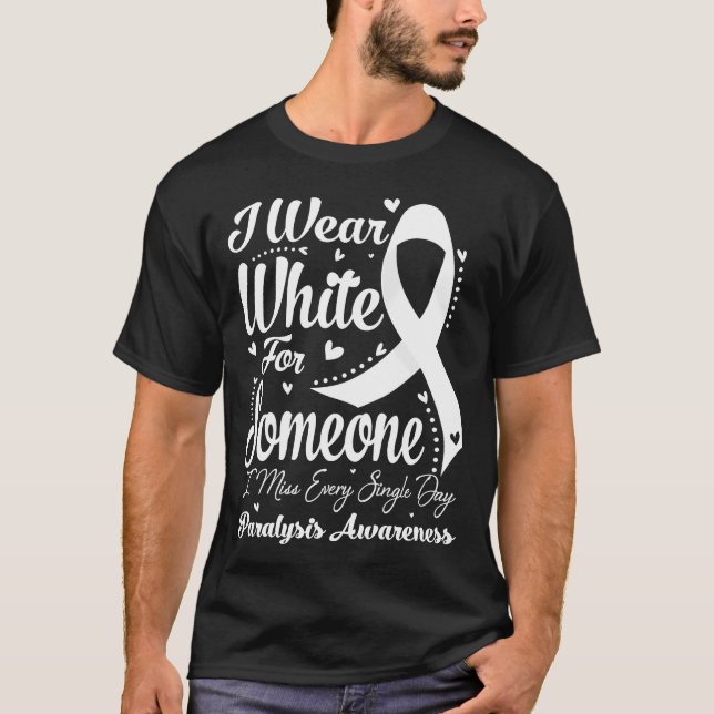 Camiseta Yo Uso Blanco Para Alguien Que Tiene Conciencia De (Anverso)