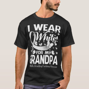 Camiseta Yo Uso Blanco Para Mi Abuelo Múltiple Hereditario