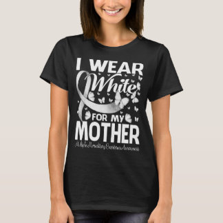 Camiseta Yo Uso Blanco Para Mi Madre Múltiple Hereditario
