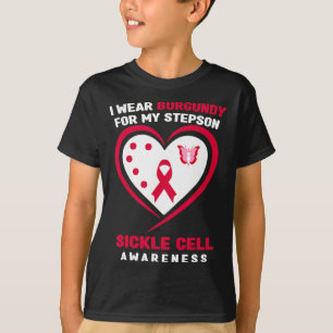 Camiseta Yo Uso Borgoña Para Mi Estafa De Células De Enferm