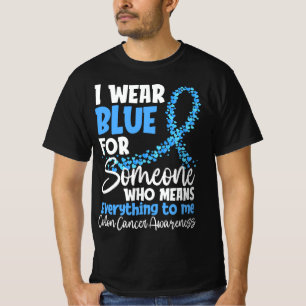 Camiseta Yo Uso Cáncer Colorrectal Azul Cáncer De Colón Azu