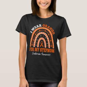 Camiseta Yo Uso Cinta Naranja Para Las Awarenes De Leucemia