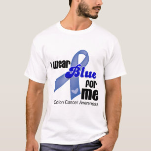 Camiseta Yo Uso El Azul Para El Cáncer De Colón