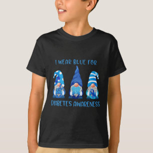 Camiseta Yo Uso El Azul Para La Diabetes Concienciación Gno