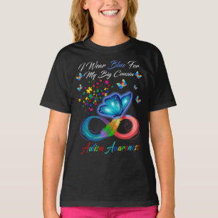 Camiseta Yo Uso El Azul Para Mi Gran Primo Concienciación S