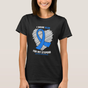 Camiseta Yo uso el azul para mi padrastro Huntingtonu2019s