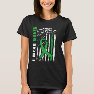 Camiseta Yo Uso El Pequeño Hermano Verde Parálisis Cerebral